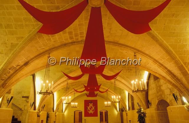 malte 16.JPG - Hôpital des ChevaliersGrande Salle (nef de 155 m de long)Centre de conférence méditerranéenLa ValetteMalte